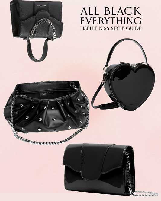 All Black Everything: The Liselle Kiss bags style-guide for Your All-Black Ensemble