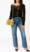 Logan Bag in Yellow Embossed Snake