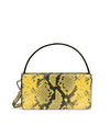 Logan Bag in Yellow Embossed Snake