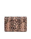 Allie Clutch Pink Snake Embossed Leather (Limited Edition)