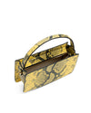 Logan Bag in Yellow Embossed Snake