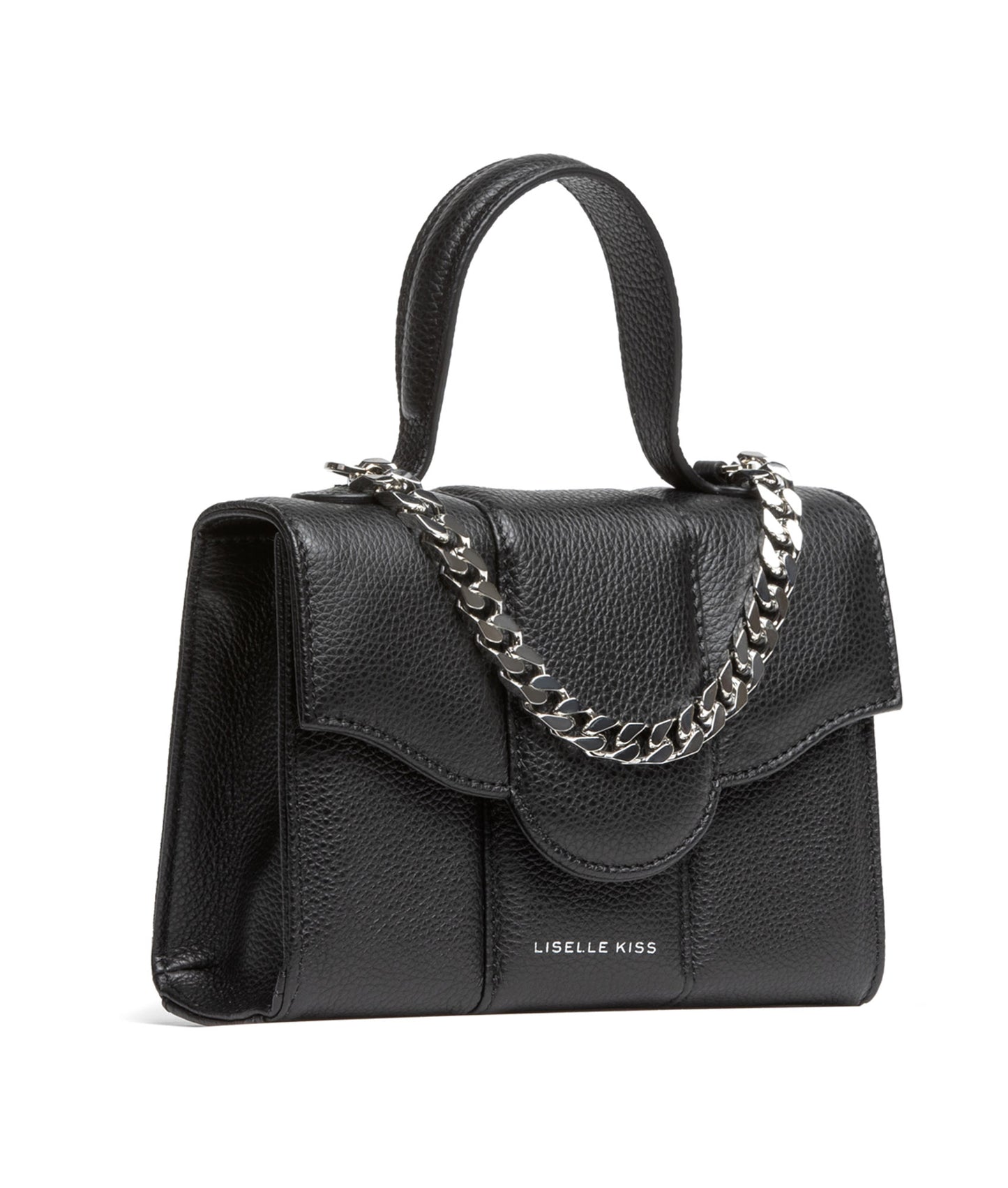 Meli Black in Pebble Leather