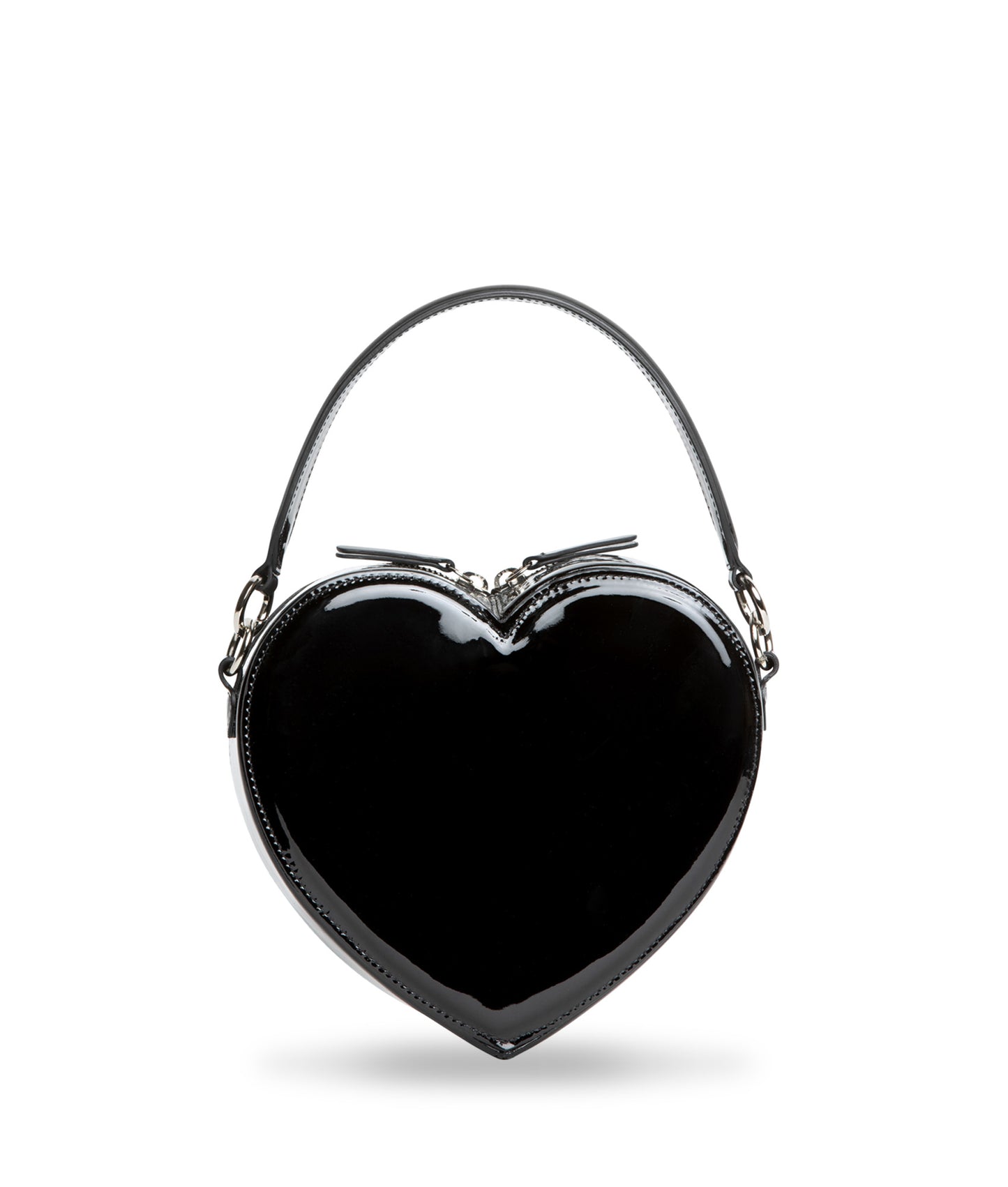 Harley Black Glossy in Italian Leather