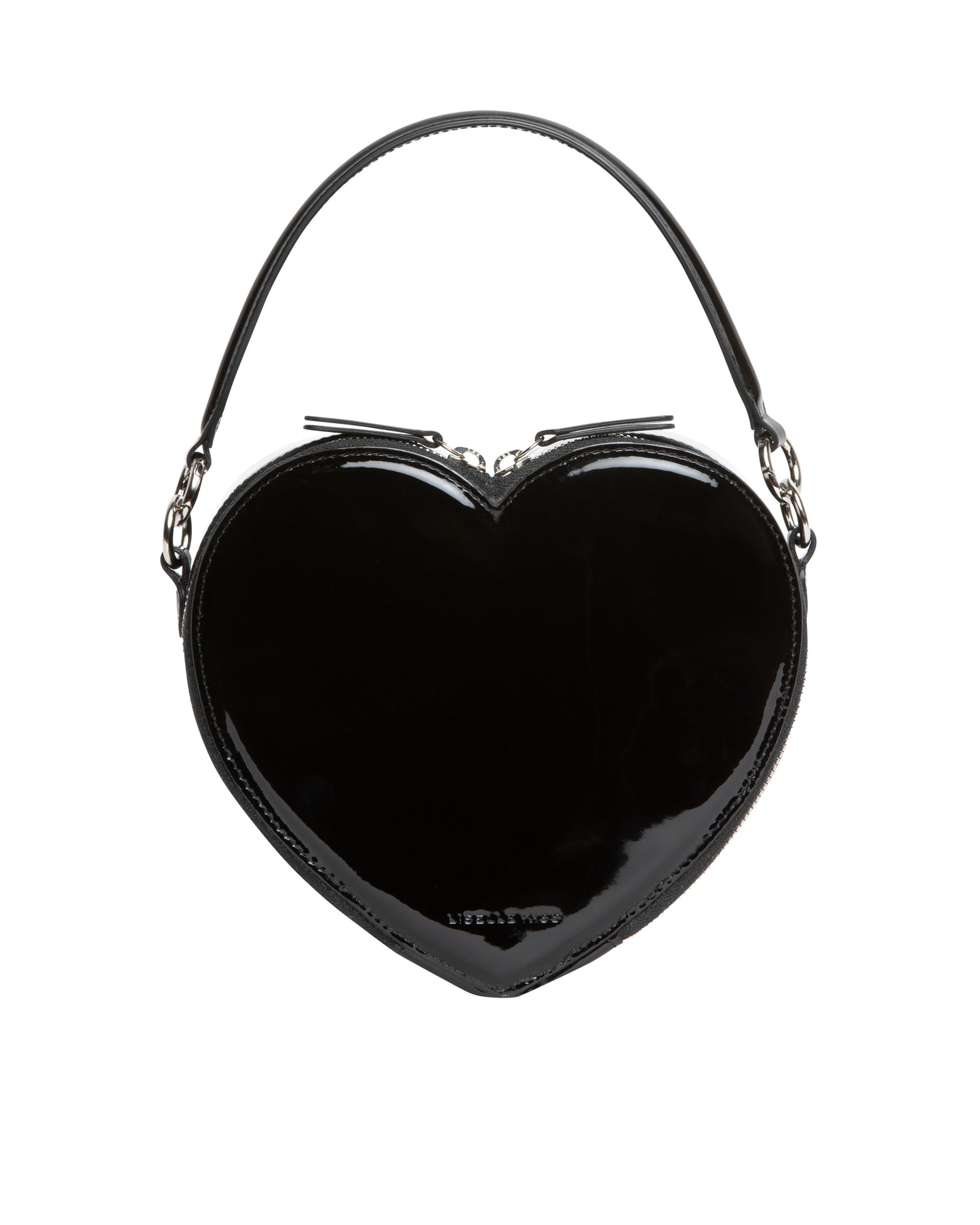 Harley Black Glossy in Italian Leather