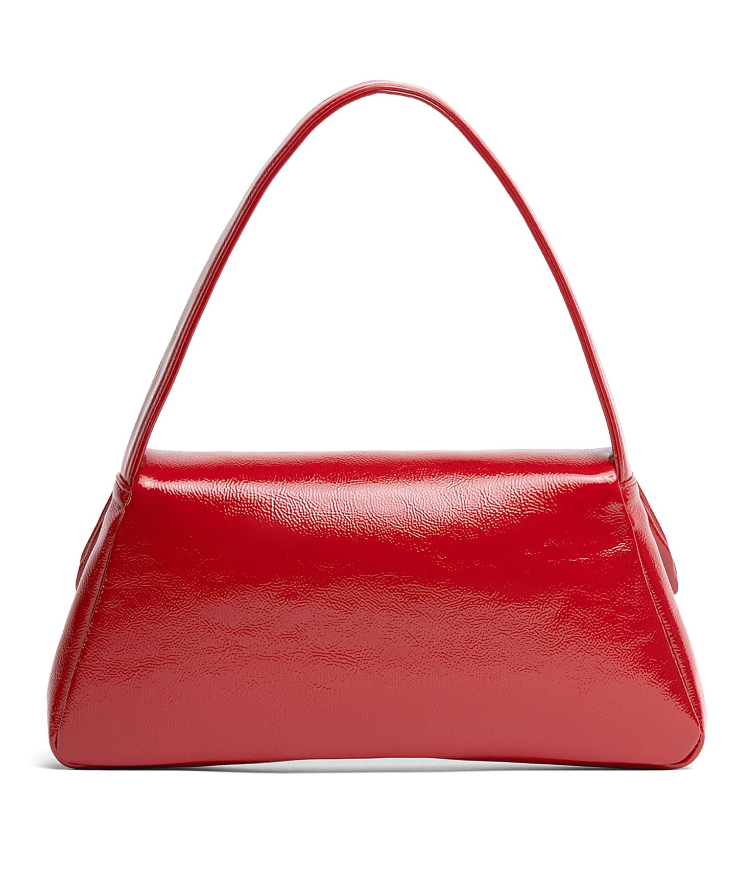 Elliott Shoulder Bag in Crinkled Glossy Leather