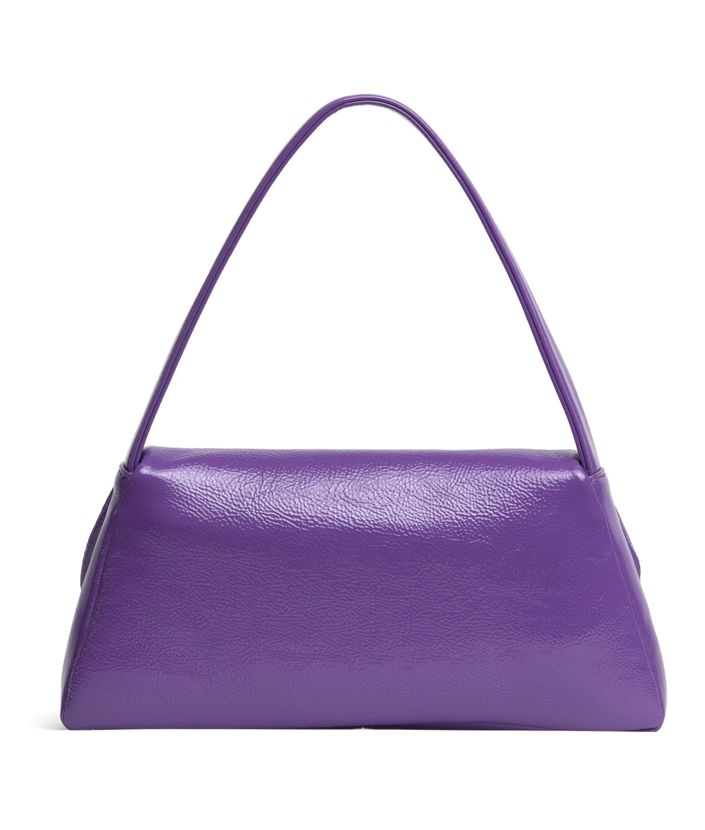 Elliott Shoulder Bag in Crinkled Glossy Leather