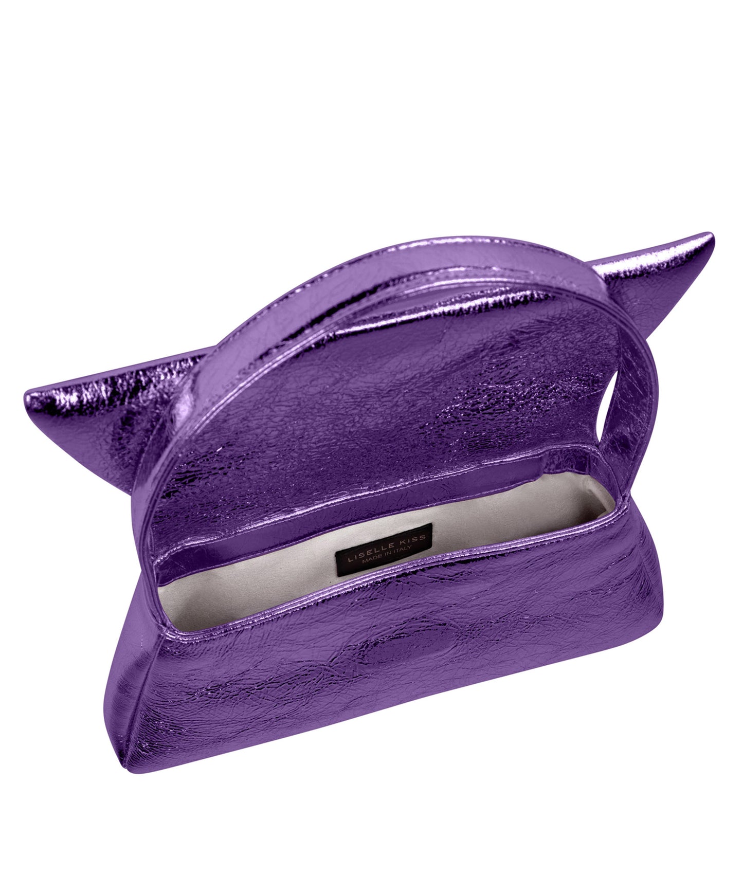 Elliott Shoulder Bag in Crinkled Glossy Leather