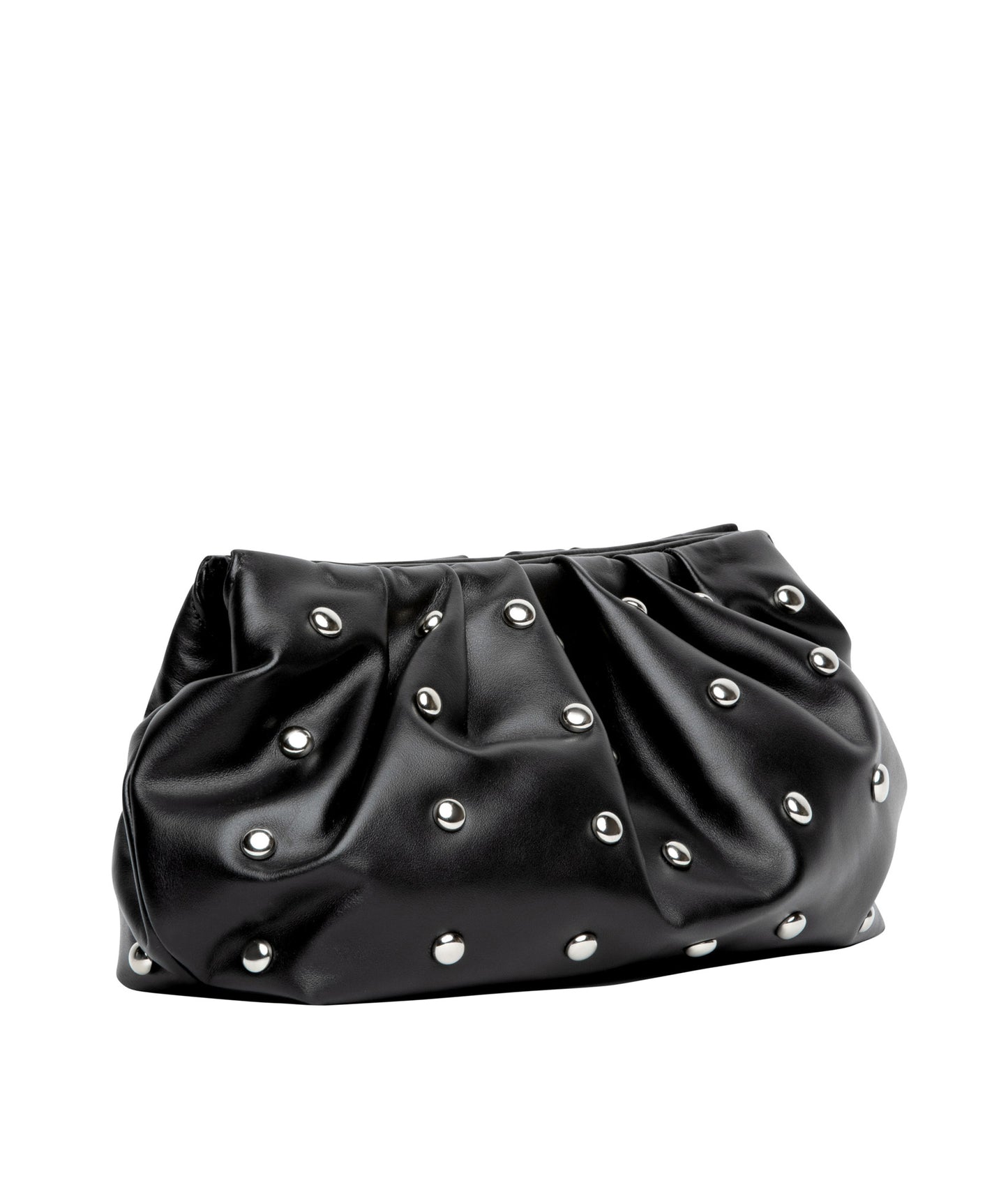 Julie in Black Italian Leather with Studs