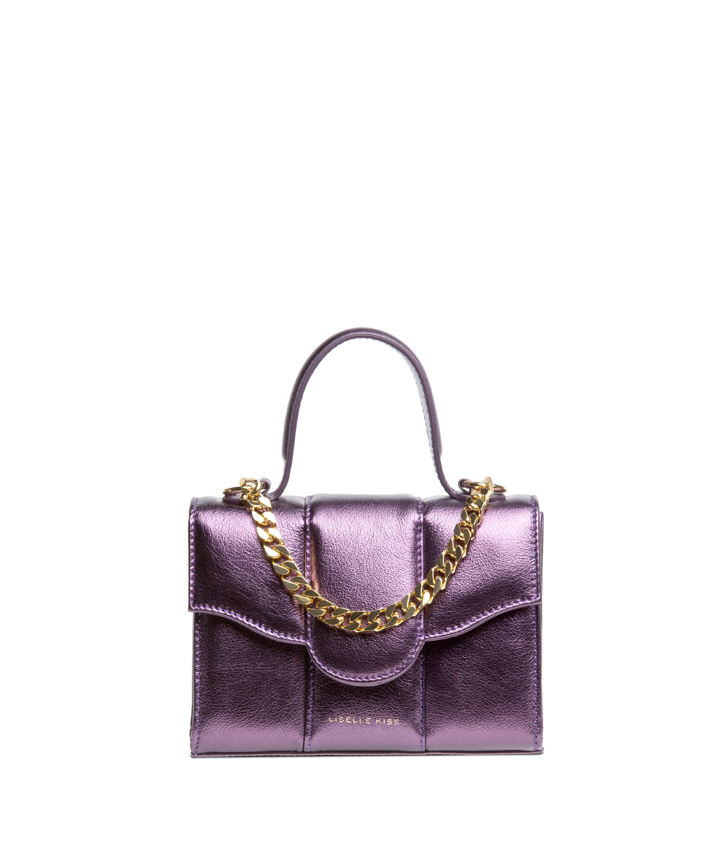 Meli Violet in Metallic Leather