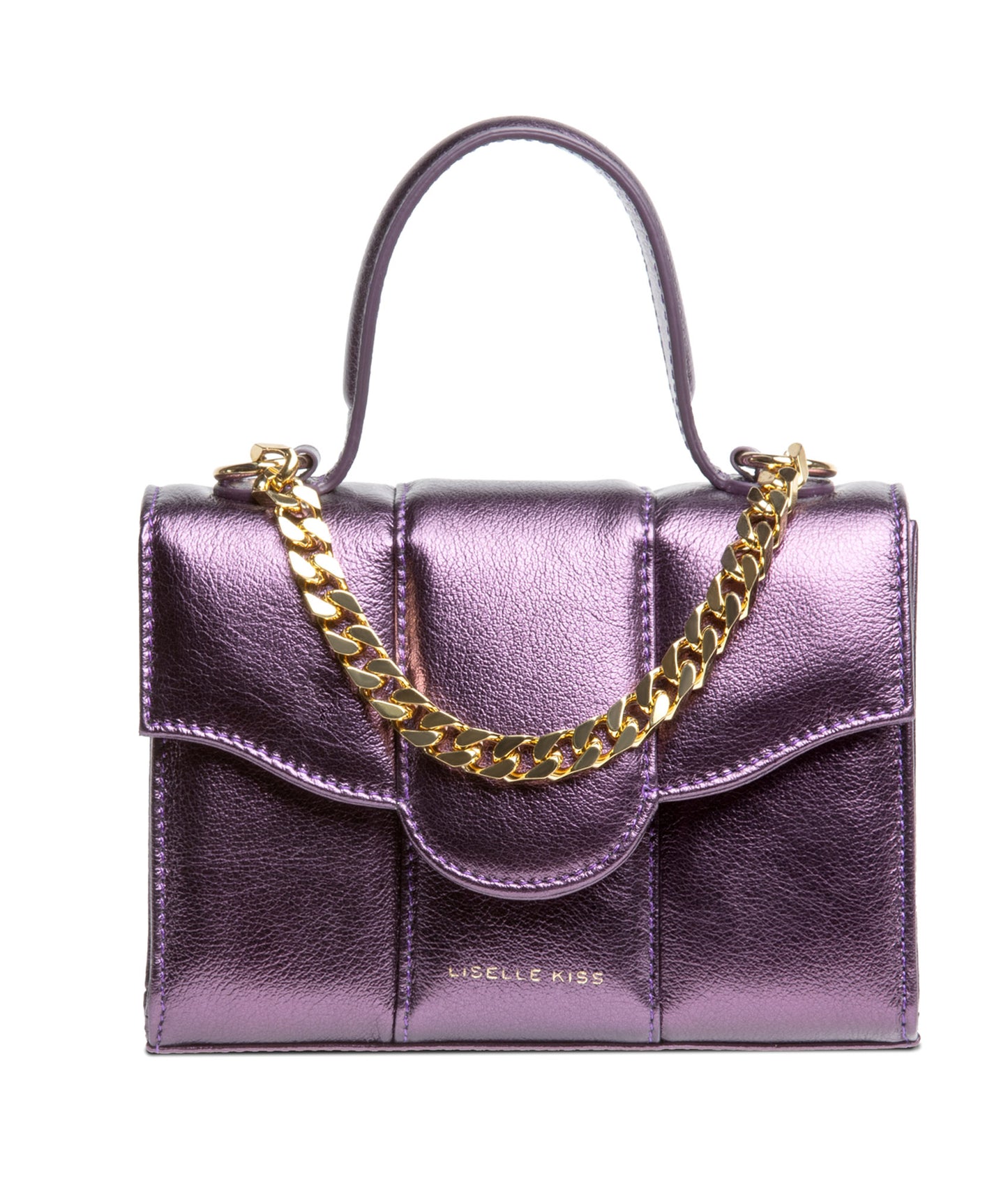 Meli Violet in Metallic Leather