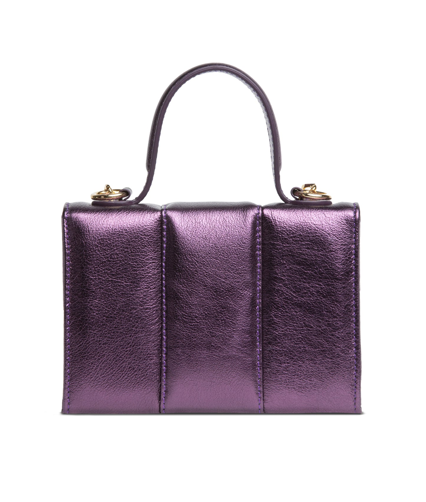 Meli Violet in Metallic Leather