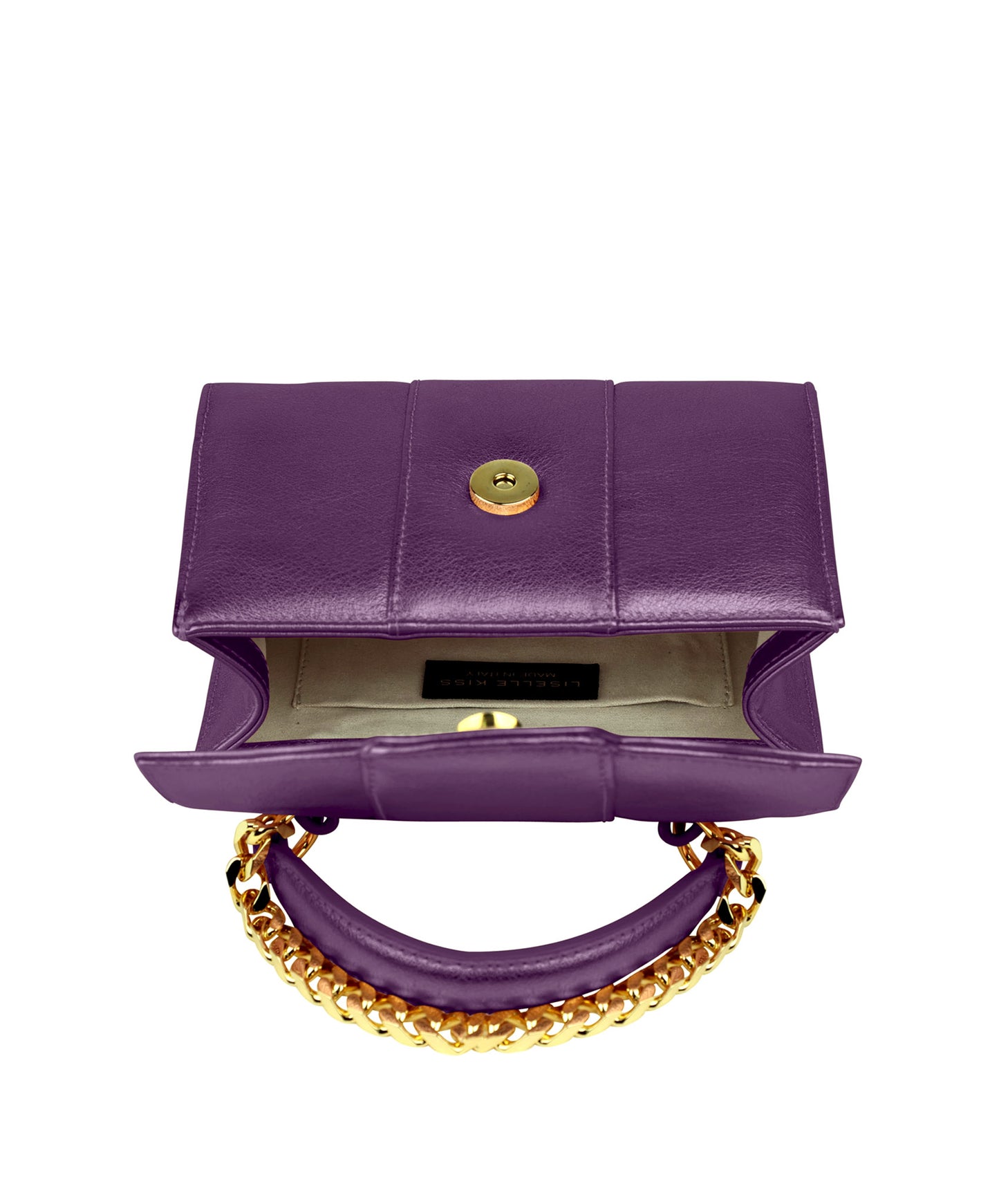 Meli Violet in Metallic Leather