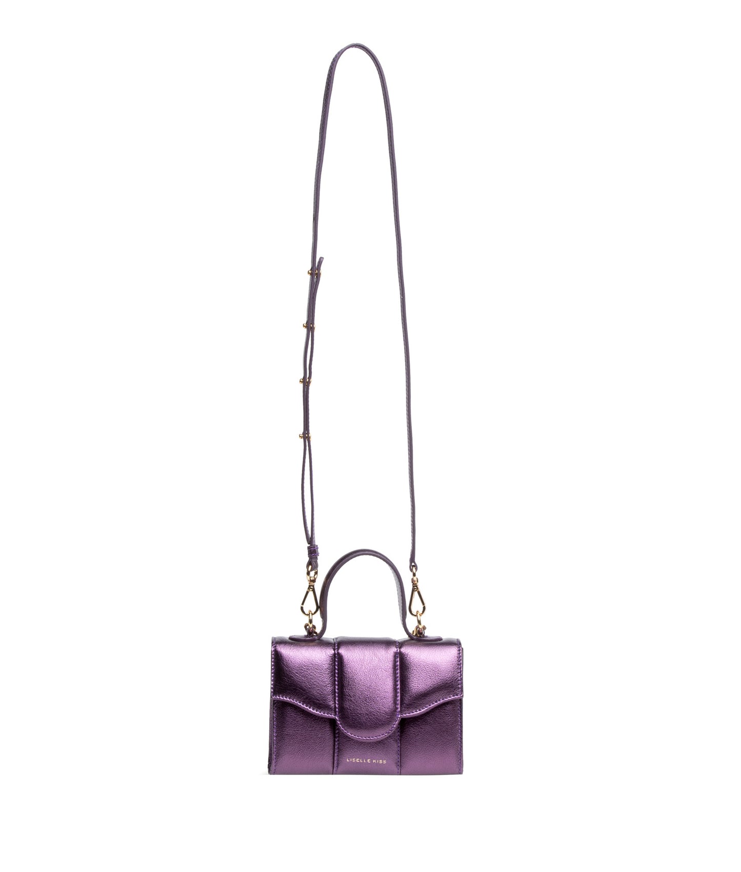 Meli Violet in Metallic Leather