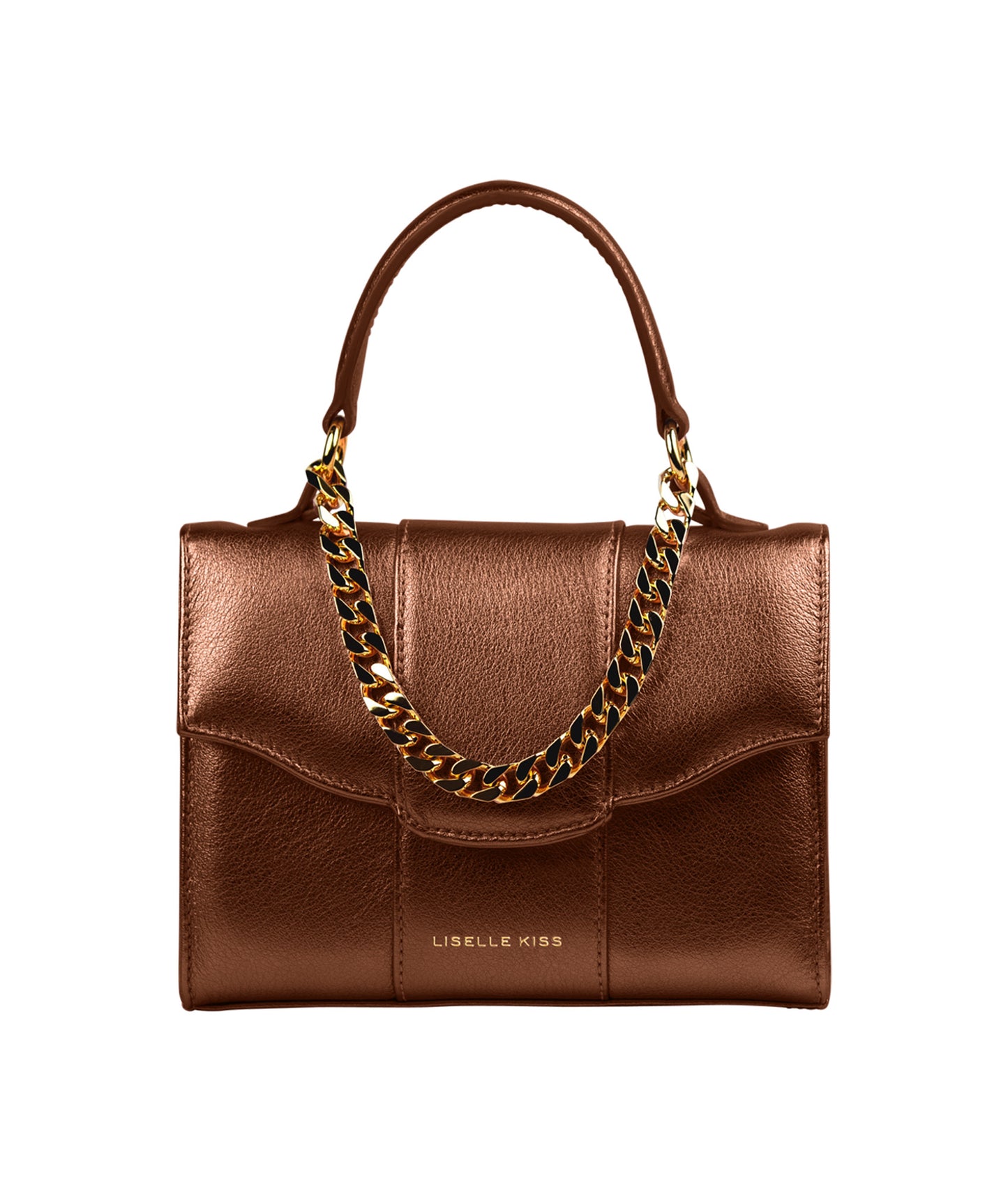 Meli Bronze in Metallic Leather