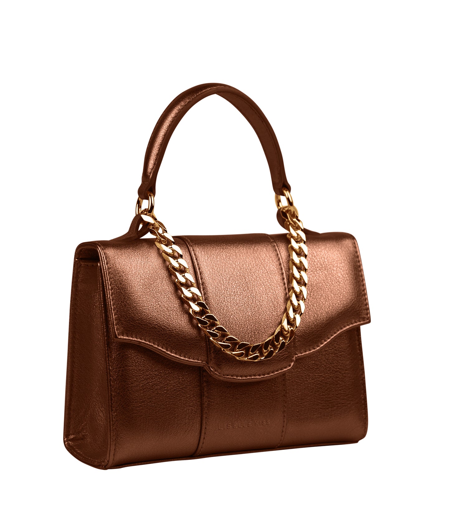 Meli Bronze in Metallic Leather
