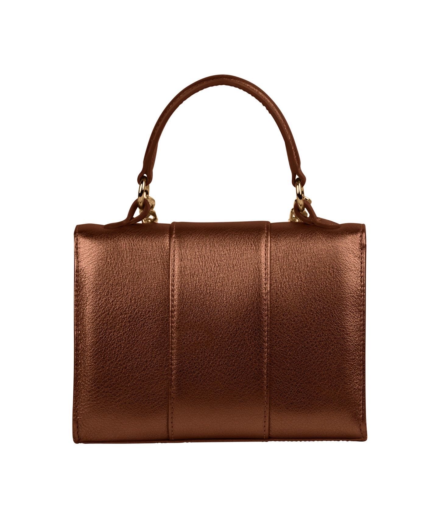 Meli Bronze in Metallic Leather