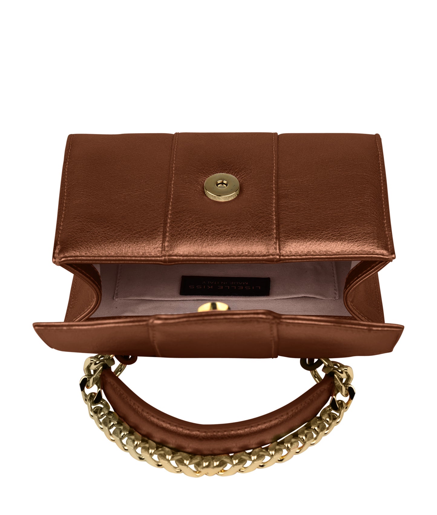 Meli Bronze in Metallic Leather