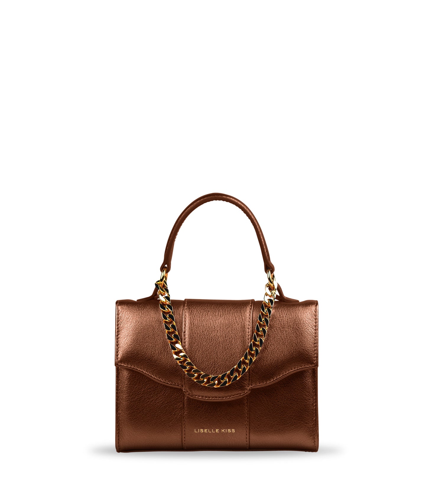 Meli Bronze in Metallic Leather