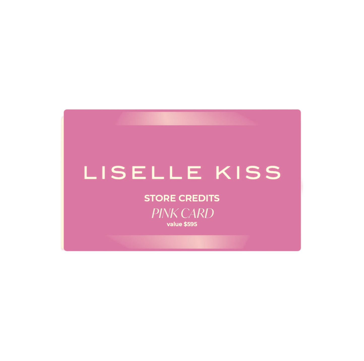 LISELLE KISS CLUB AMBASSADOR'S CARD