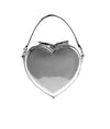 Harley Silver in Mirrored Vegan Leather - Liselle Kiss