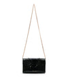 Allie Black Embossed Croc Clutch - Liselle Kiss