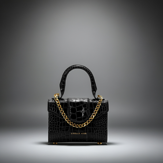 Mini Meli Bag in Embossed Croc Leather