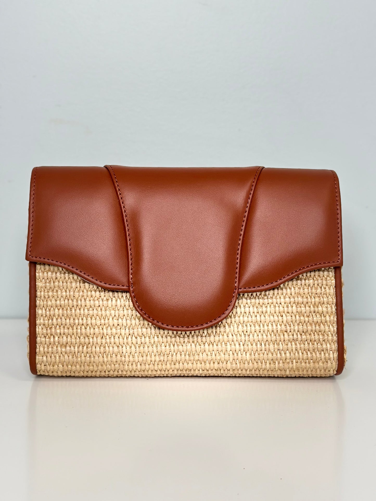 Allie Nappa Clutch Raffia (Limited Edition)