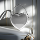 Liselle Kiss Heart Bag Mirrored Vegan Leather