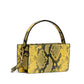 Logan Bag in Yellow Embossed Snake
