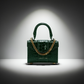 Mini Meli Bag in Green Embossed Leather (Made-to-Order)