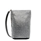 Emme Crossbody Pouch in Silver Crystal