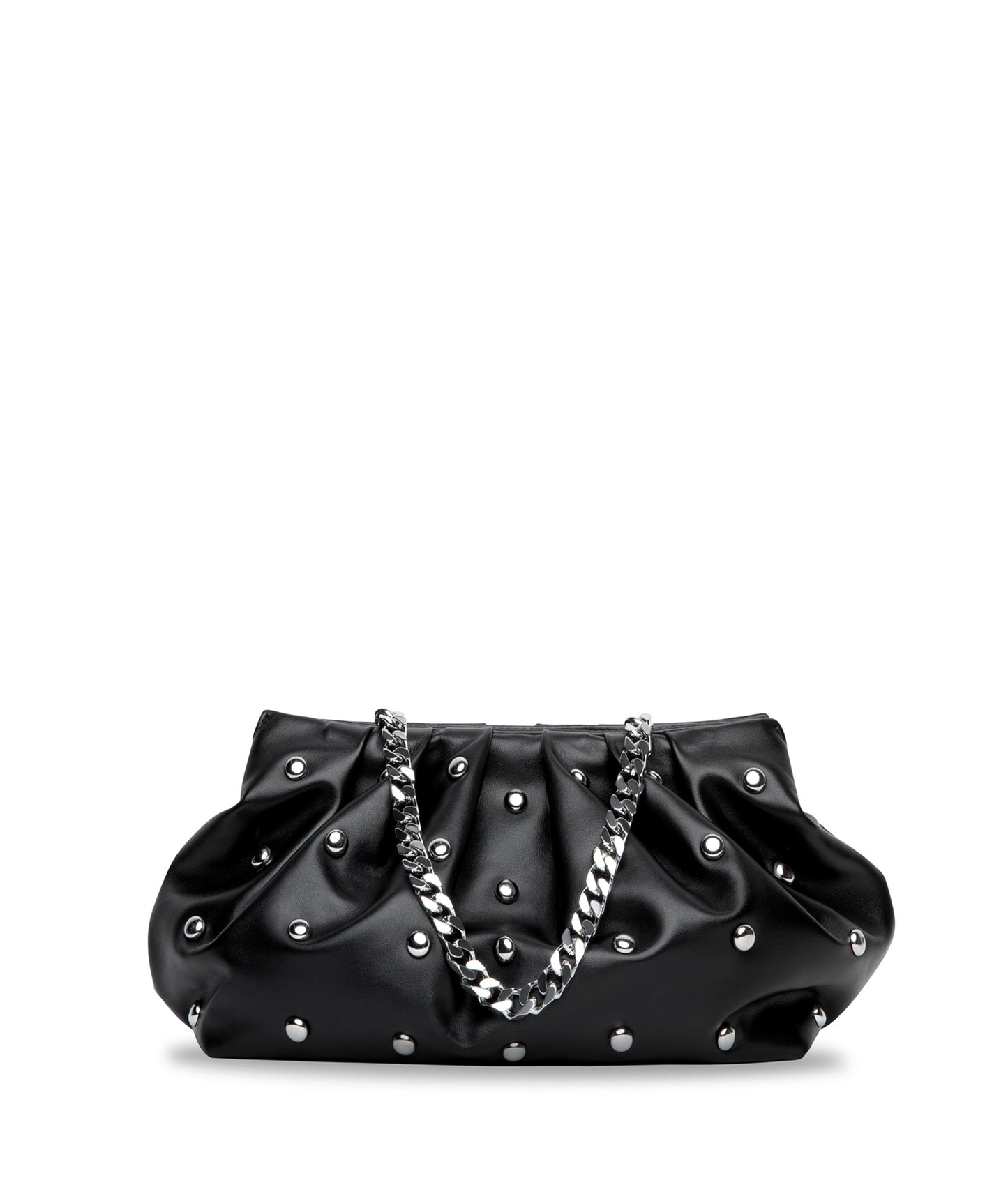 Julie in Black Italian Leather with Studs
