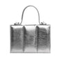 Meli Silver in Metallic Leather