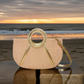 Afiya Tote in Gold Croc Raffia (Limited Edition)