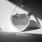 Liselle Kiss Heart Bag Mirrored Vegan Leather