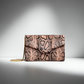 Allie Clutch Pink Snake Embossed Leather (Limited Edition)
