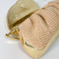 Sasha Gold Croc Raffia